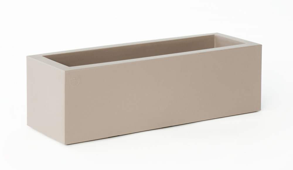 Jardinière jara 100x35x32cm - taupe