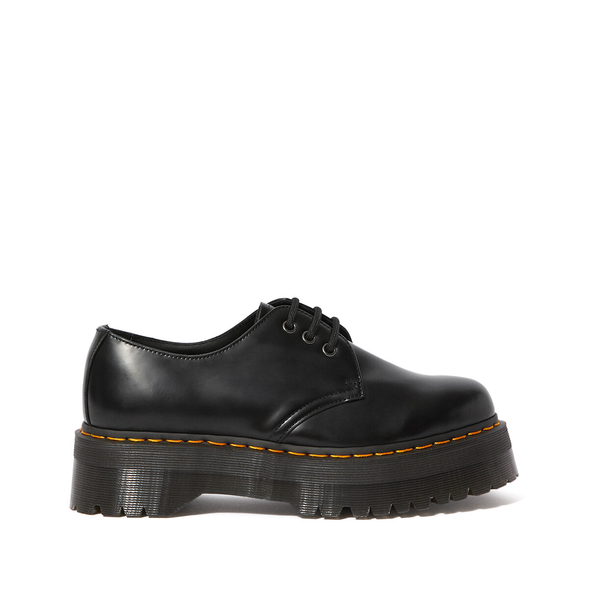 DR. MARTENS<br>Sapatos derby de couro com sola plataforma 1461 Quad