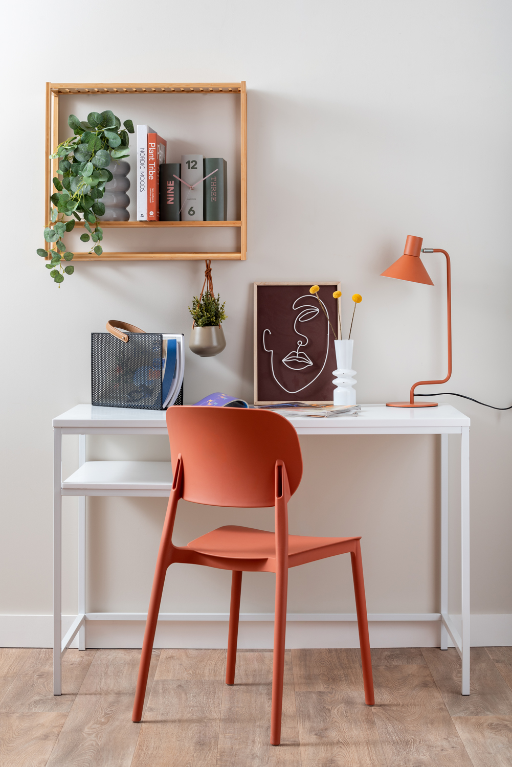 Dining chair Cheer PP burned orange