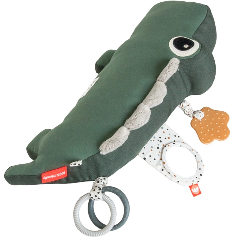 Done by Deer™ Aktivitässpielzeug Tummy Time Croco, grün