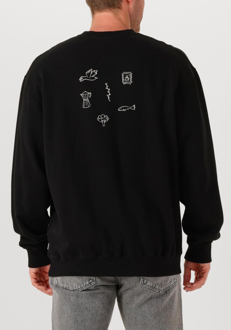 zwarte forét sweater fin sweatshirt