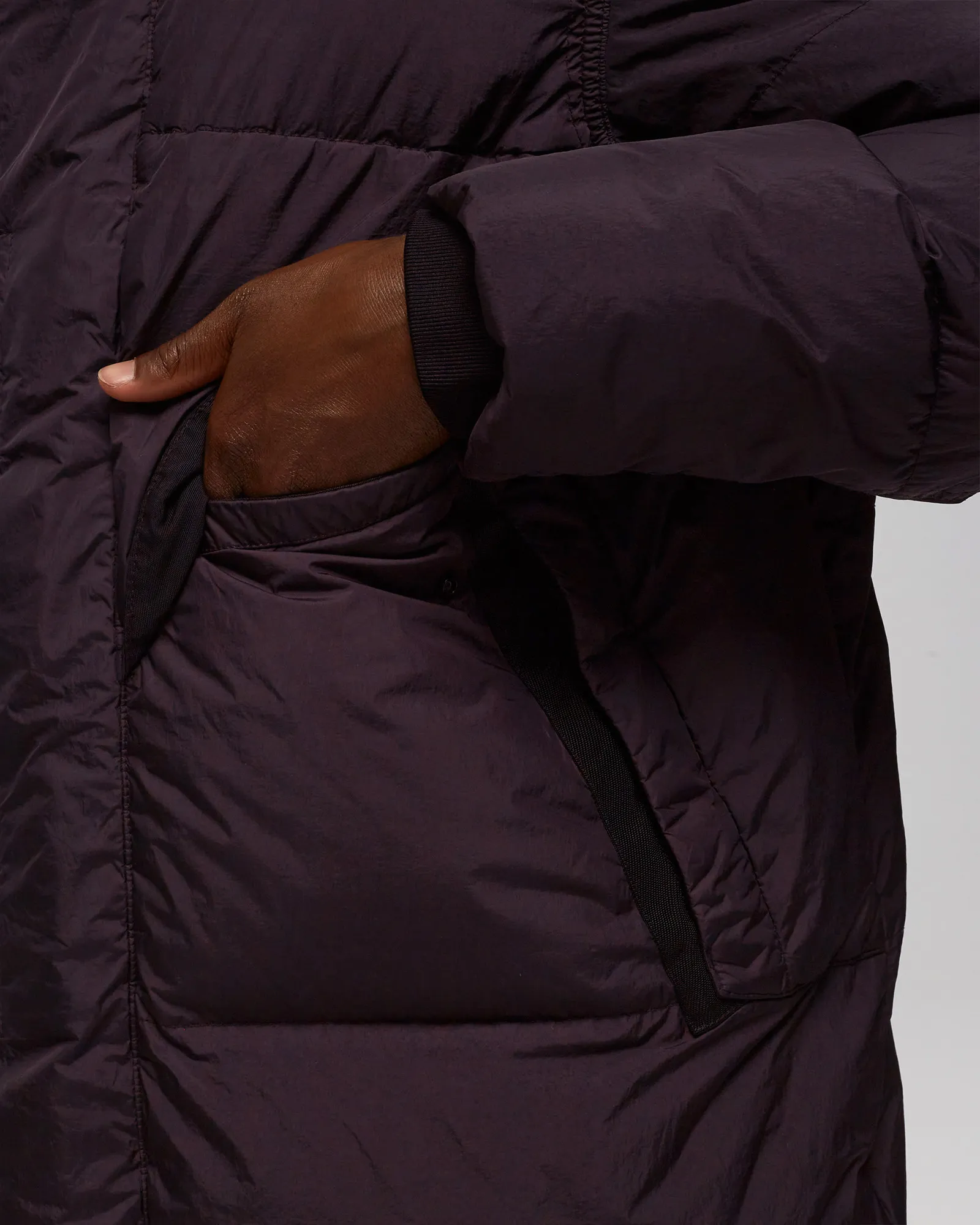 Stone Island REAL DOWN BLOUSON GARMENT DYED CRINKLE REPS RECYCLED NYLON
