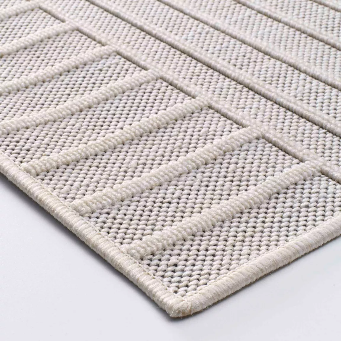 Tapis de salon tissé (160 x 230 cm) Ezio Beige