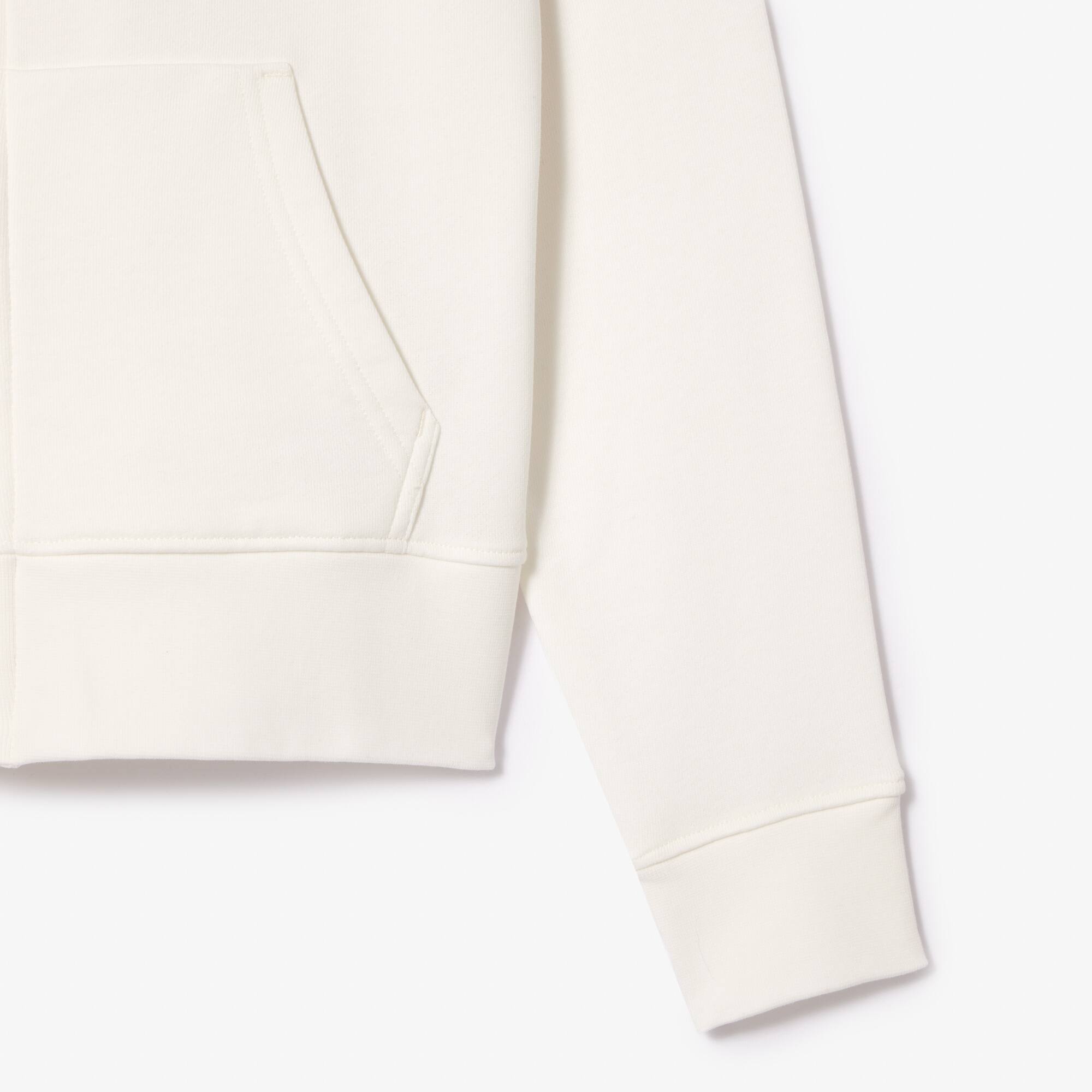Damen LACOSTE Jogger-Sweatshirt mit Kapuze aus Bio-Fleece Sweatshirts - Weiss - Lacoste - Damen