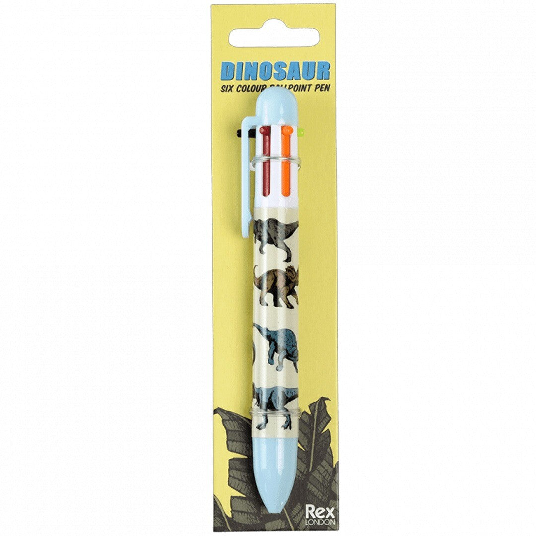 Rex london kleurenpen 6-in-1 prehistoric land