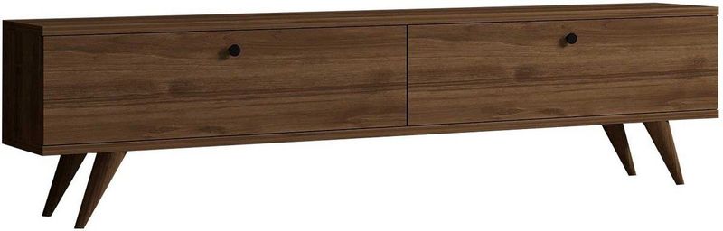 Arabic House - Tv-meubel Paris - Walnoot - 160 cm - Melamine/Spaanplaat