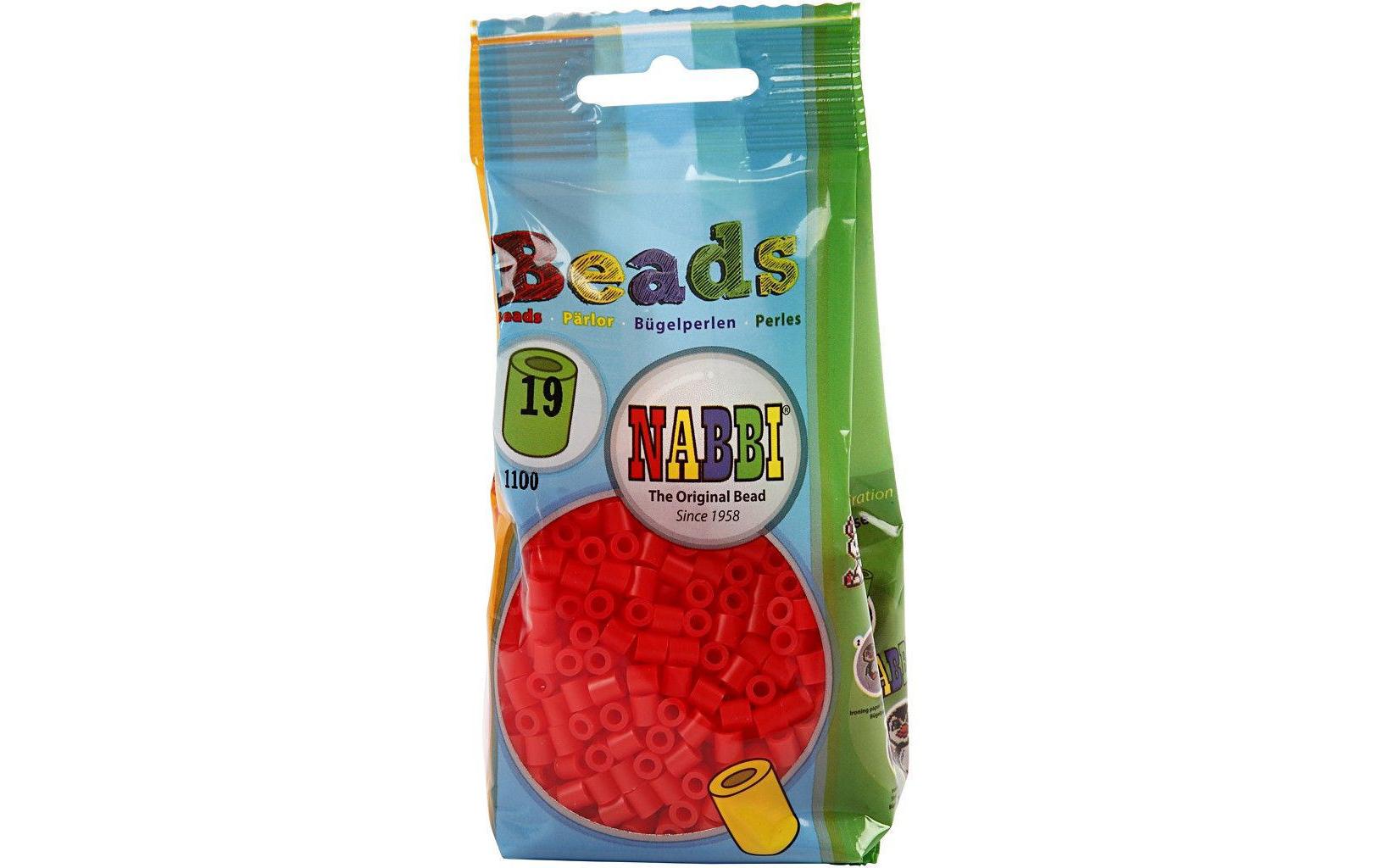 Bügelperlen Nabbi Medium RotBeads