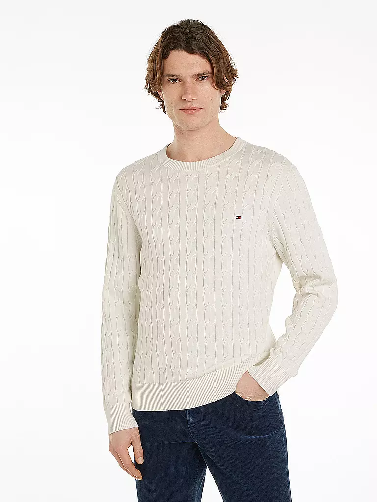 TOMMY HILFIGER Pullover weiss