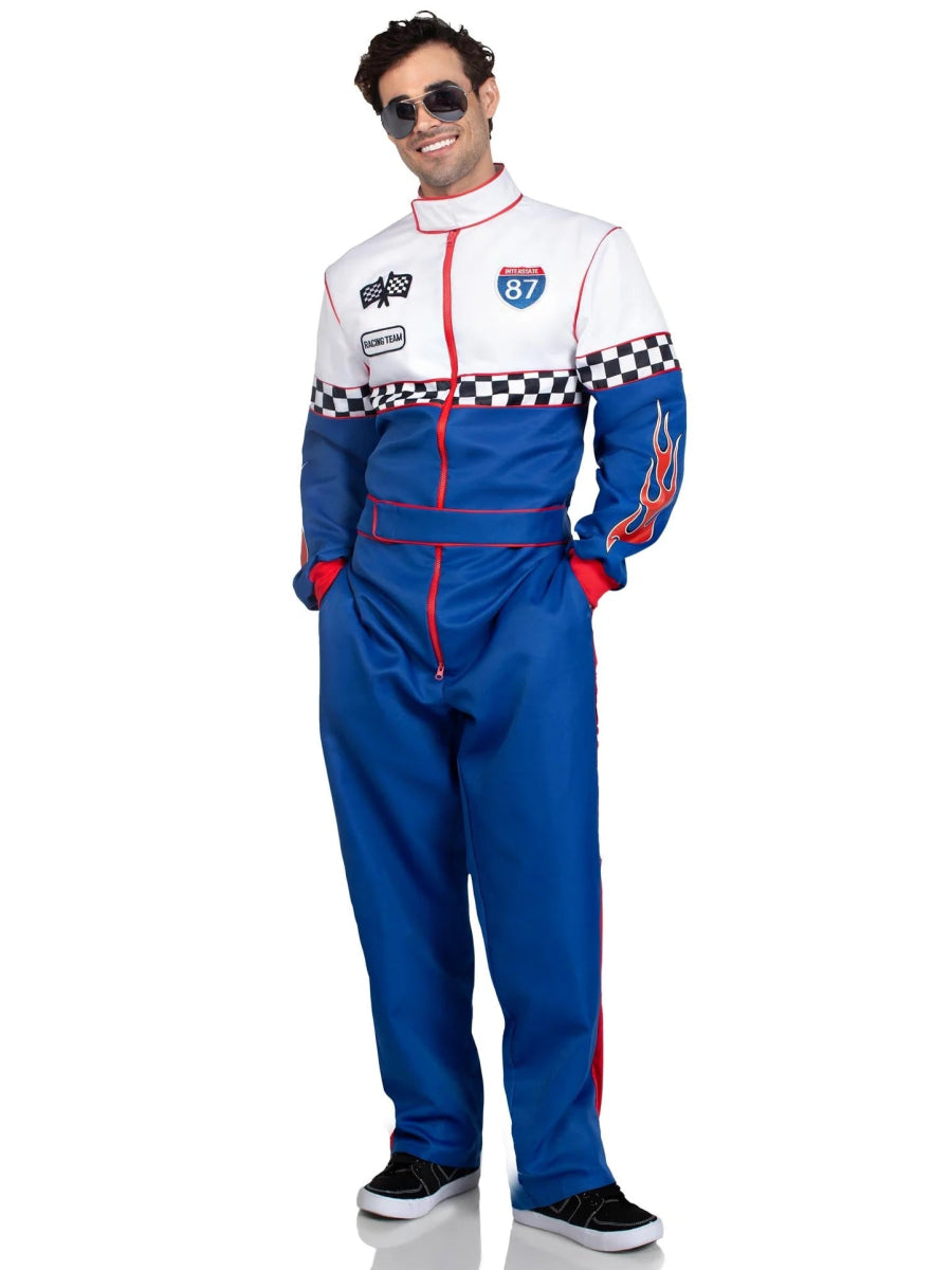 Race Jumpsuit Heren Leg Avenue