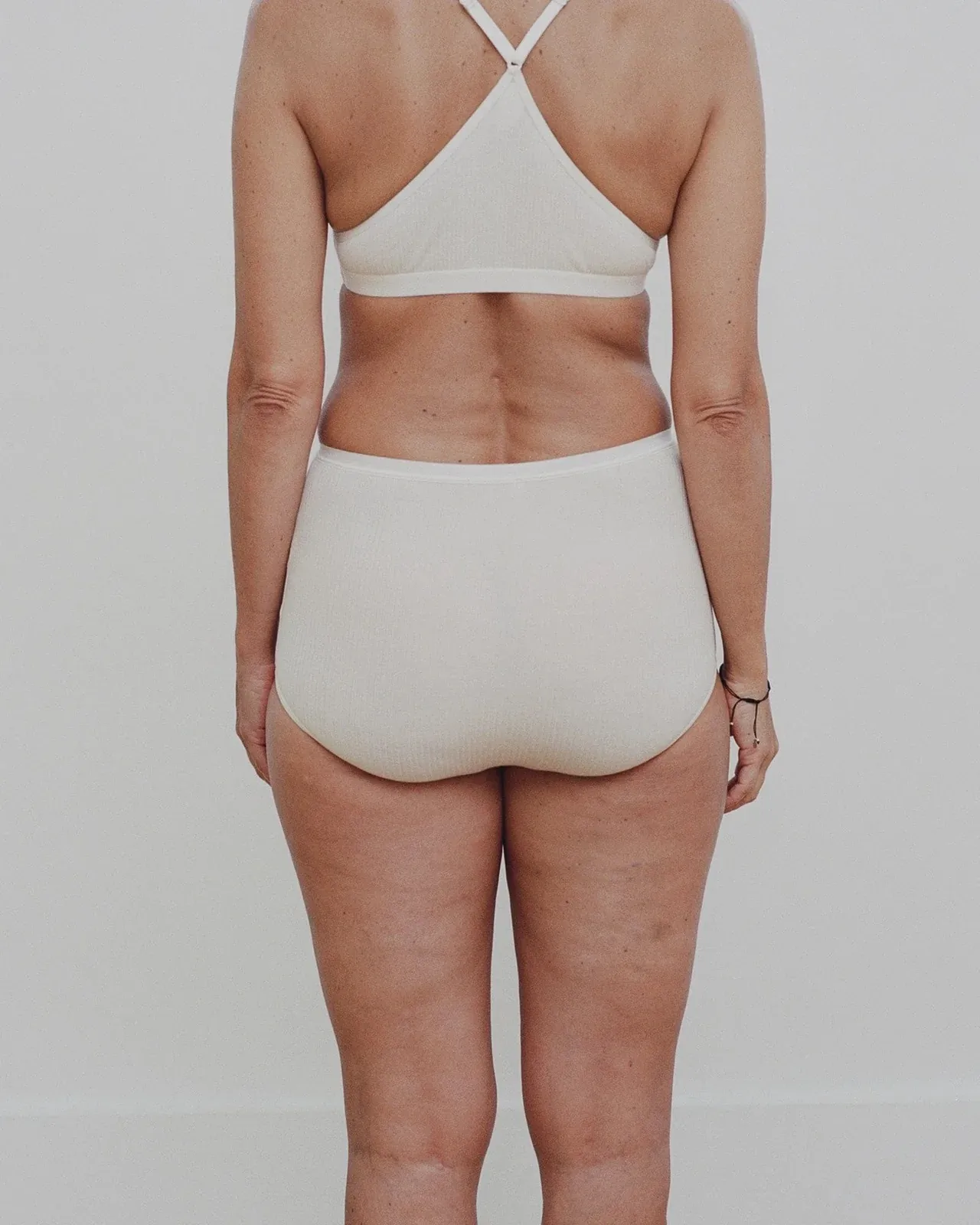 Culotte taille haute côtelée Bell Baserange