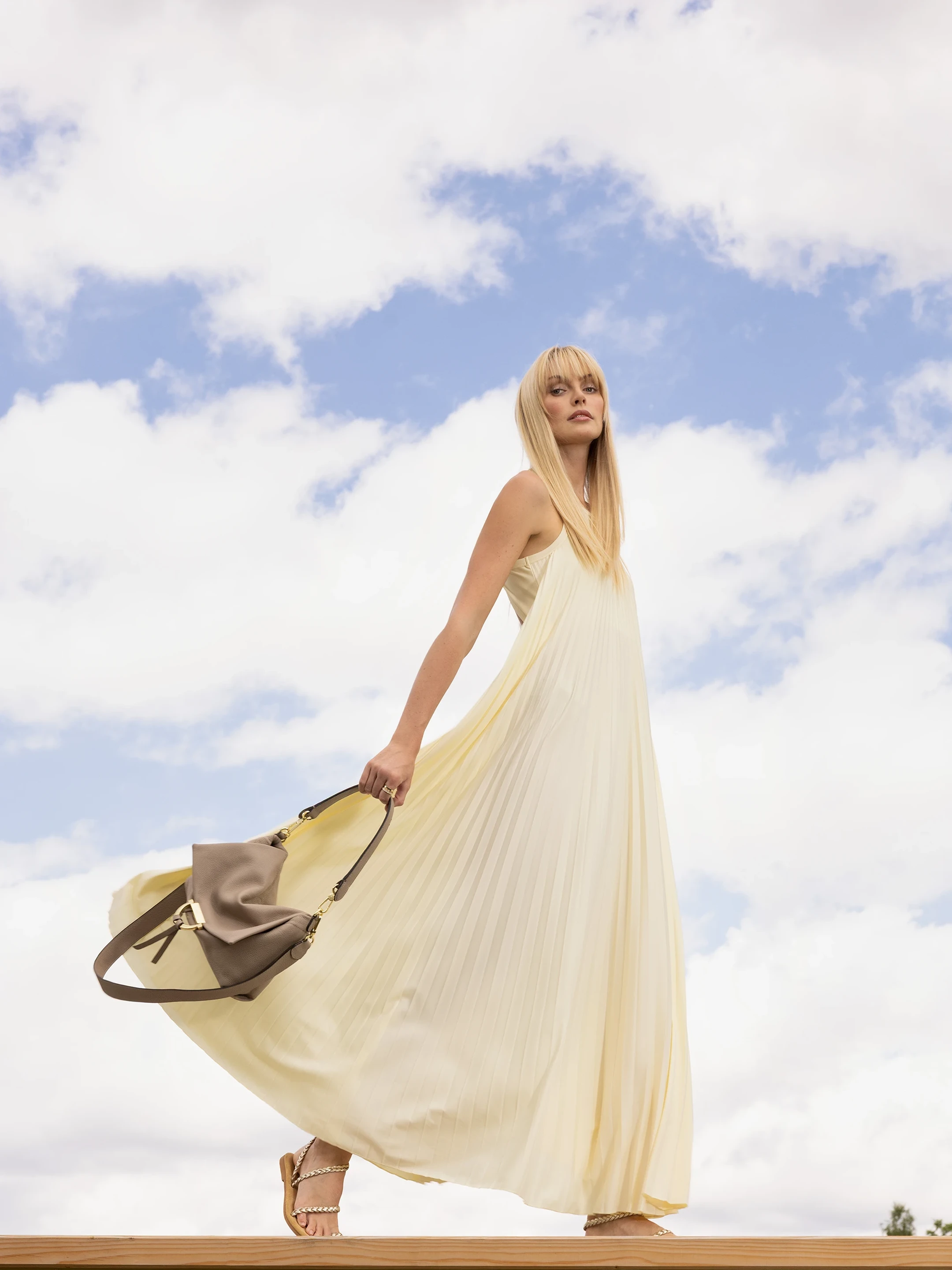 shoulder bag TEMI medium Leather Dalia Standard