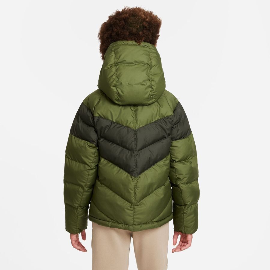Nike Manteau d'Hiver Doudoune NSW synthetic-fill - Vert/Blanc Enfant