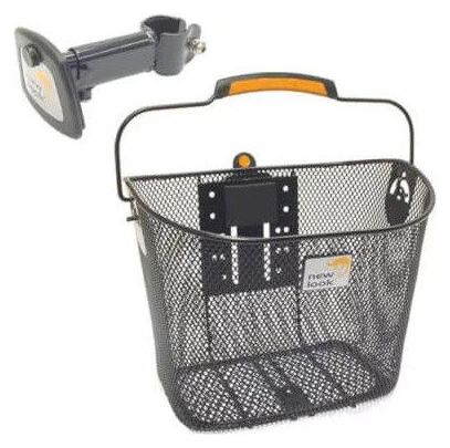NEW LOOXS Panier À Vélo Toscane Smartlock 19 Litres 34 X 25 X 25 Cm - Noir