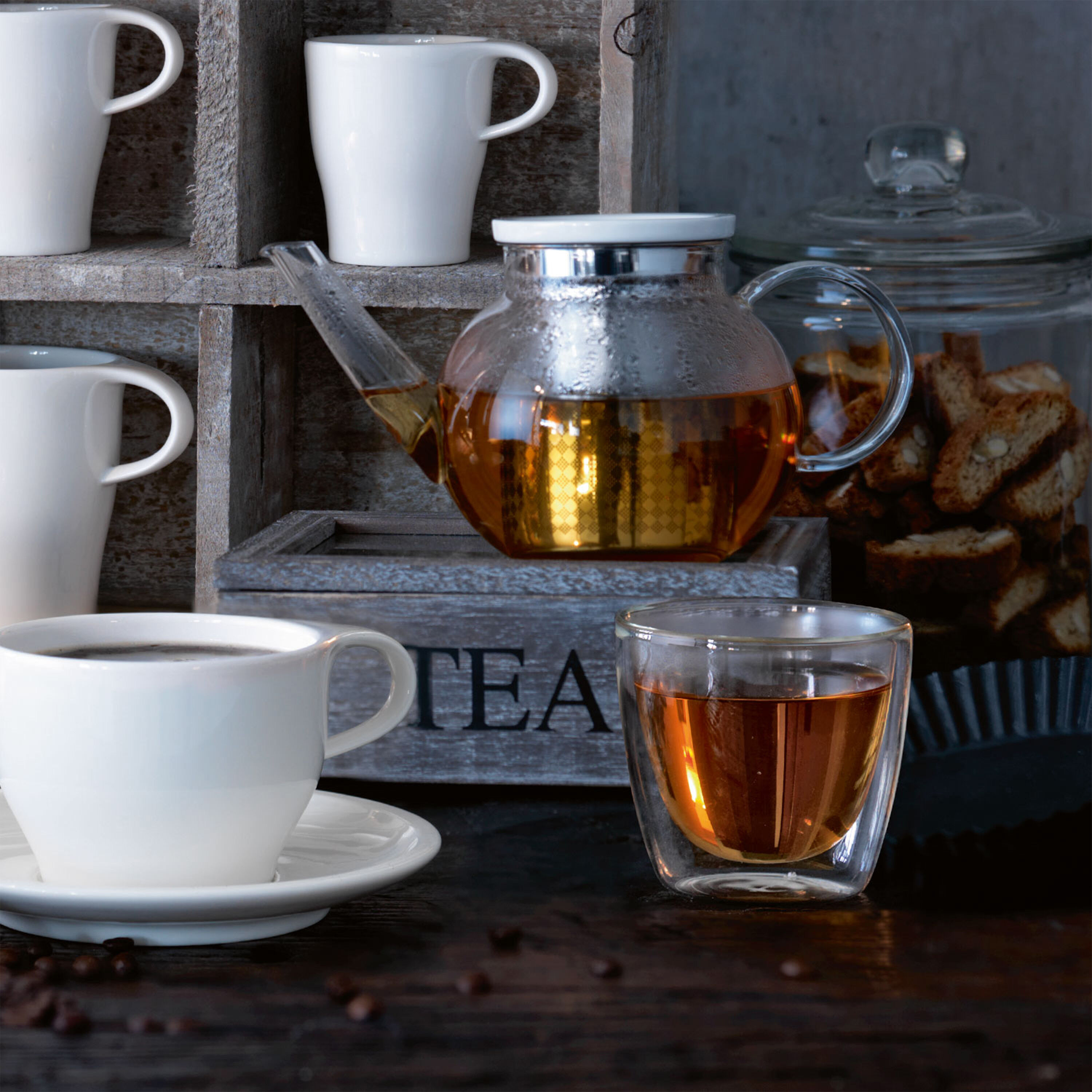 Artesano Glass espresso cup Clear, 2.1 oz, borosilicate glass