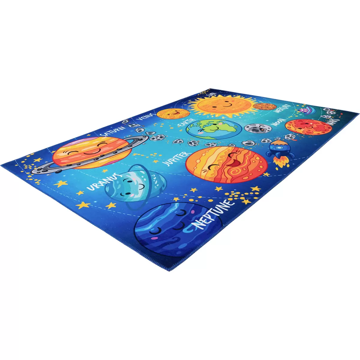 Kinderteppich My Torino Kids blau,gelb,orange
