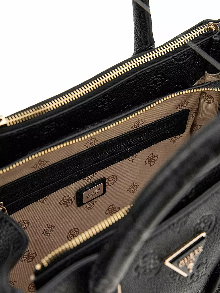GUESS Tasche - Henkeltasche CRESIDIA schwarz