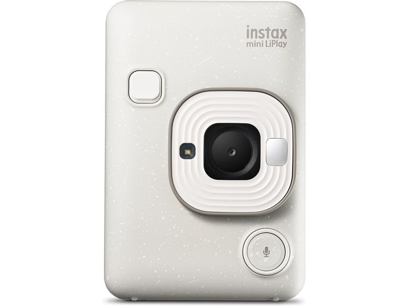 Fujifilm Fotokamera Instax Mini LiPlay Weiss Hybrid-Sofortbildkamera