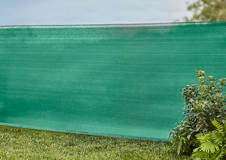 Brise vue tissé Blooma vert 3 x h.1 m