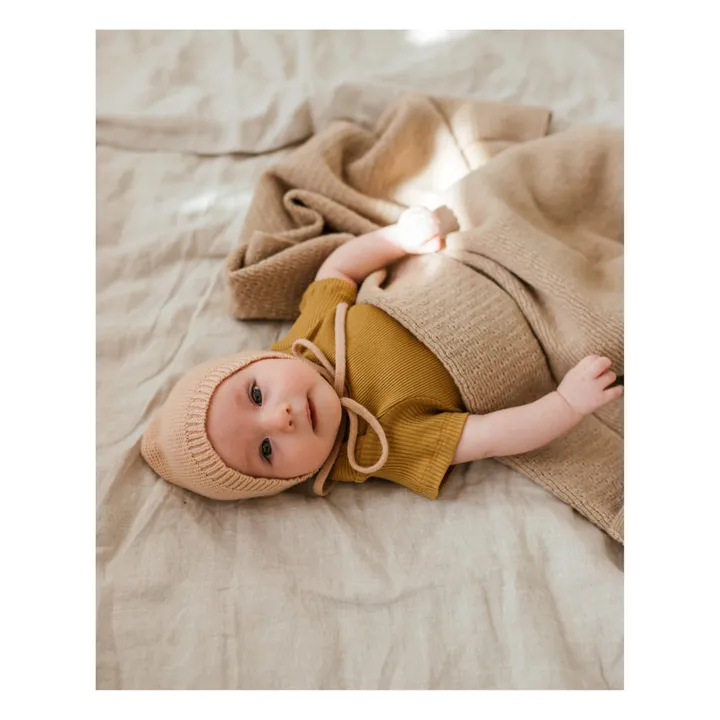 Hvid Béguin Dolly Laine Mérinos | Rose pâle