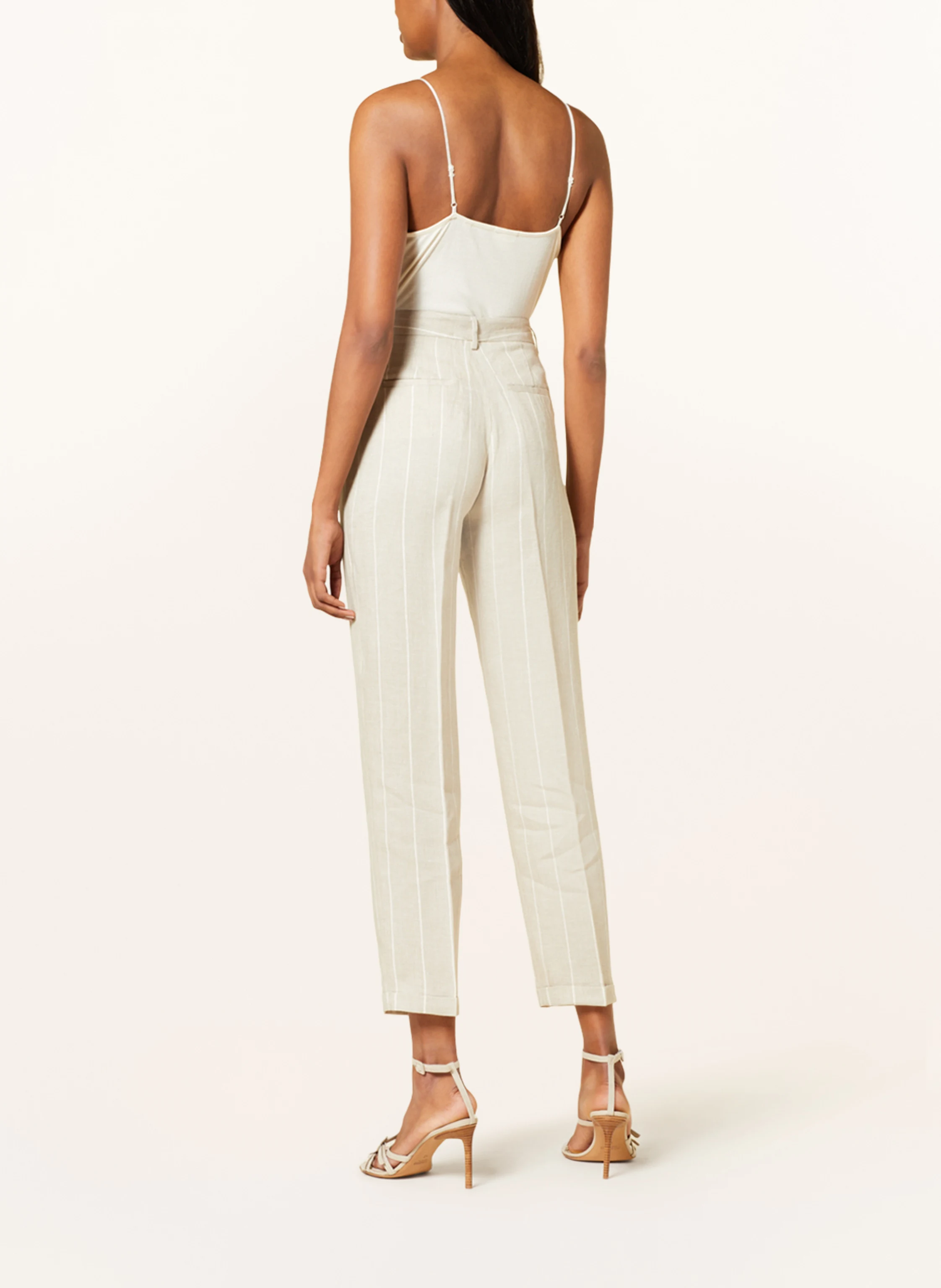 ANTONELLI firenze Leinenhose mit Glitzergarn