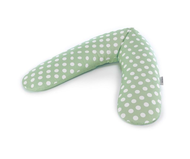 Theraline Bezug für Original Stillkissen Indie Dots grün