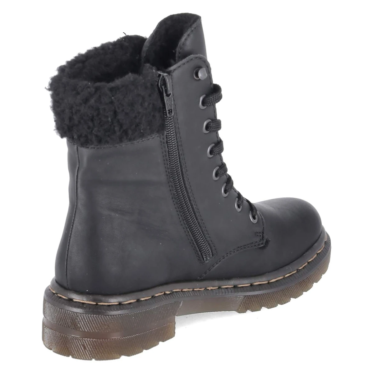 RiekerSchnürboots - schwarz