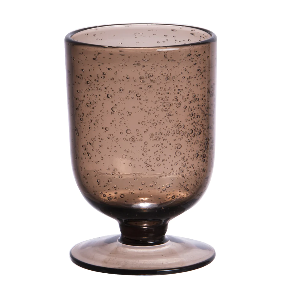Verre à pied Gordes Bullé 25 cl brun (lot de 6) Table passion