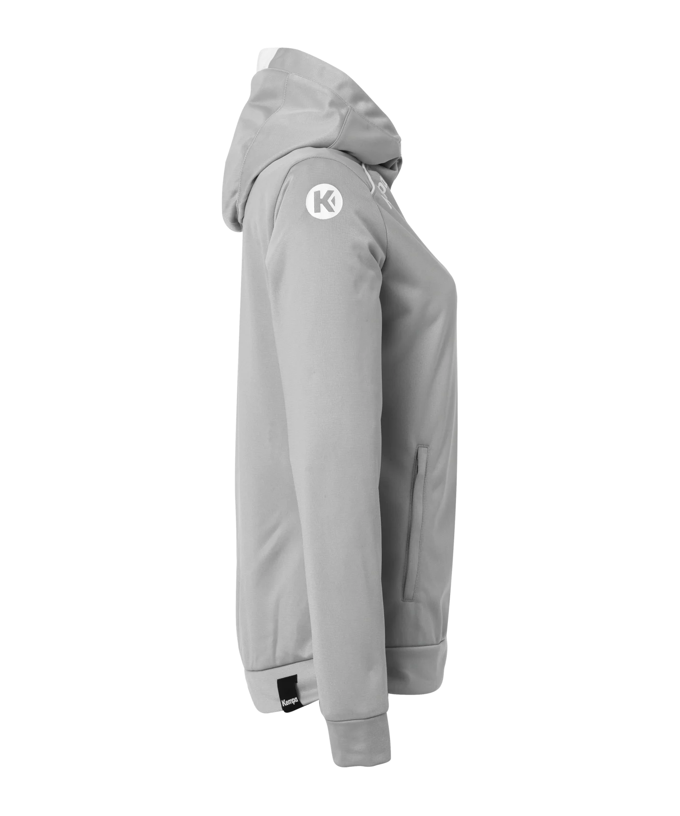 Kempa Player Kapuzenjacke Damen Grau Weiss F11