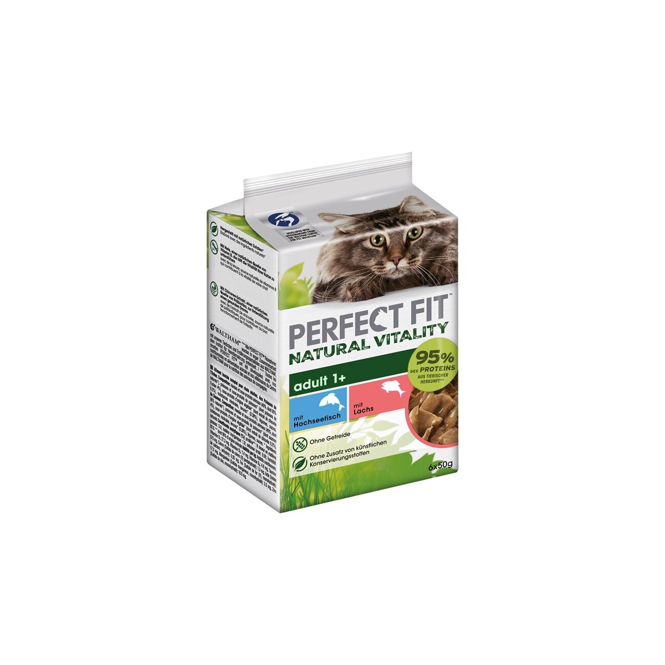 PERFECT FIT Natural Vitality 6x6x50g Hochseefisch und Lachs