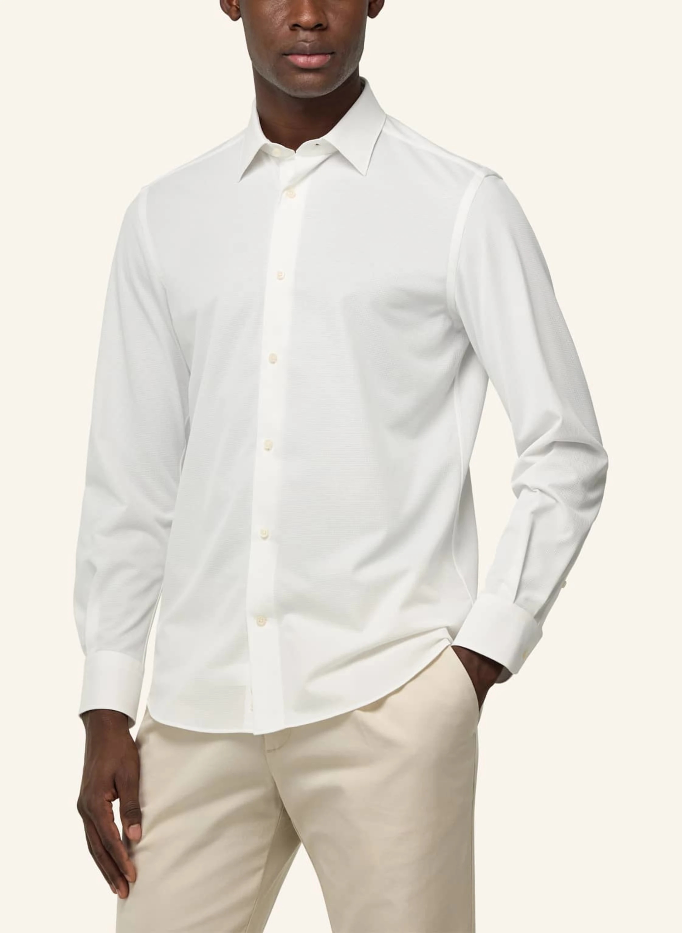 BOGGI MILANO Jersey-Hemd Regular Fit