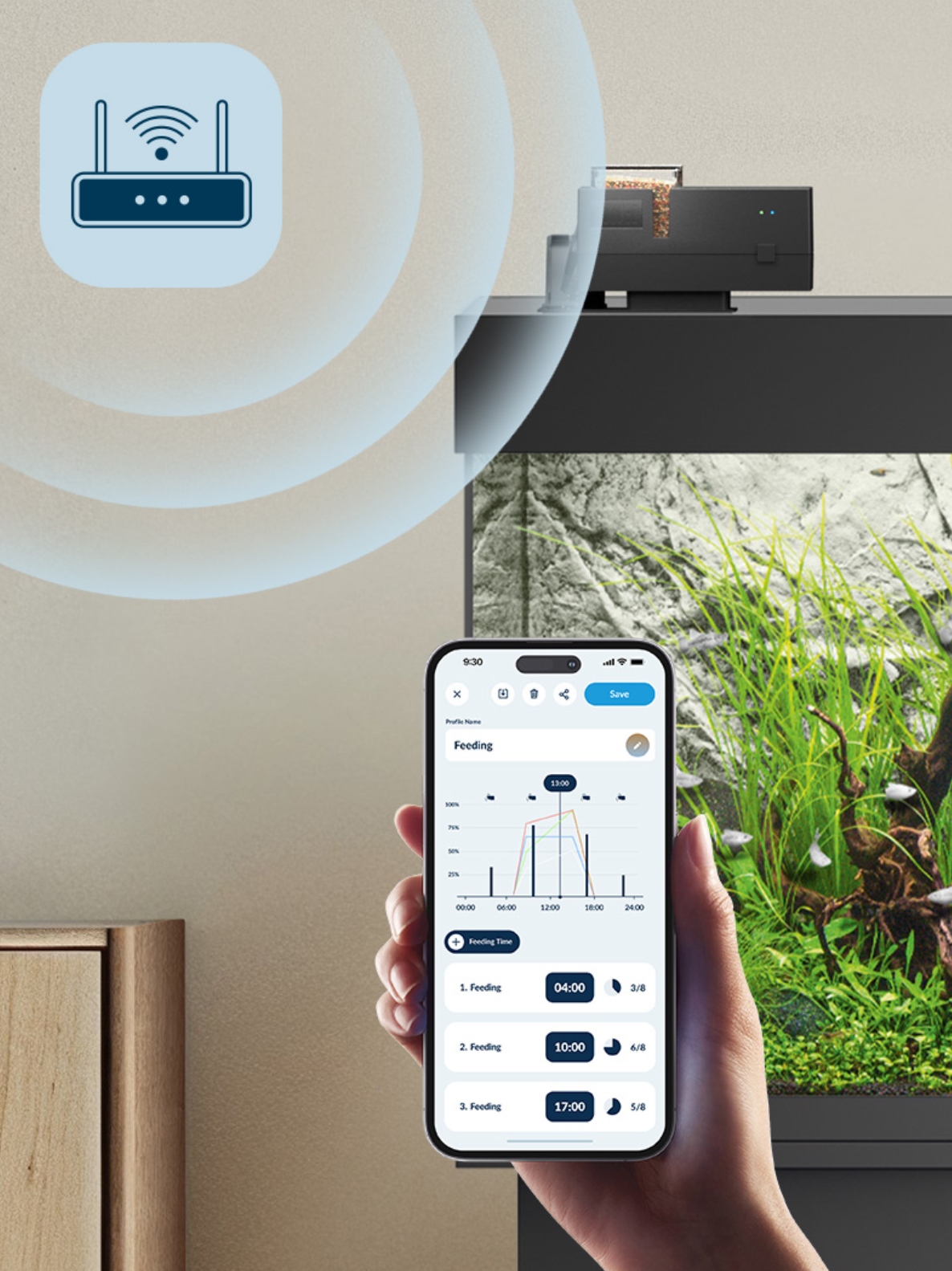 Juwel SmartFeed AppControl voerautomaat | Dispenser met App-bediening
