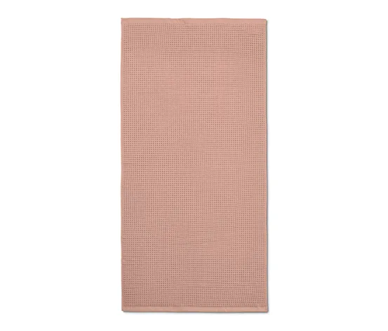 Premium-Waffelpiqué-Badetuch, rosé
