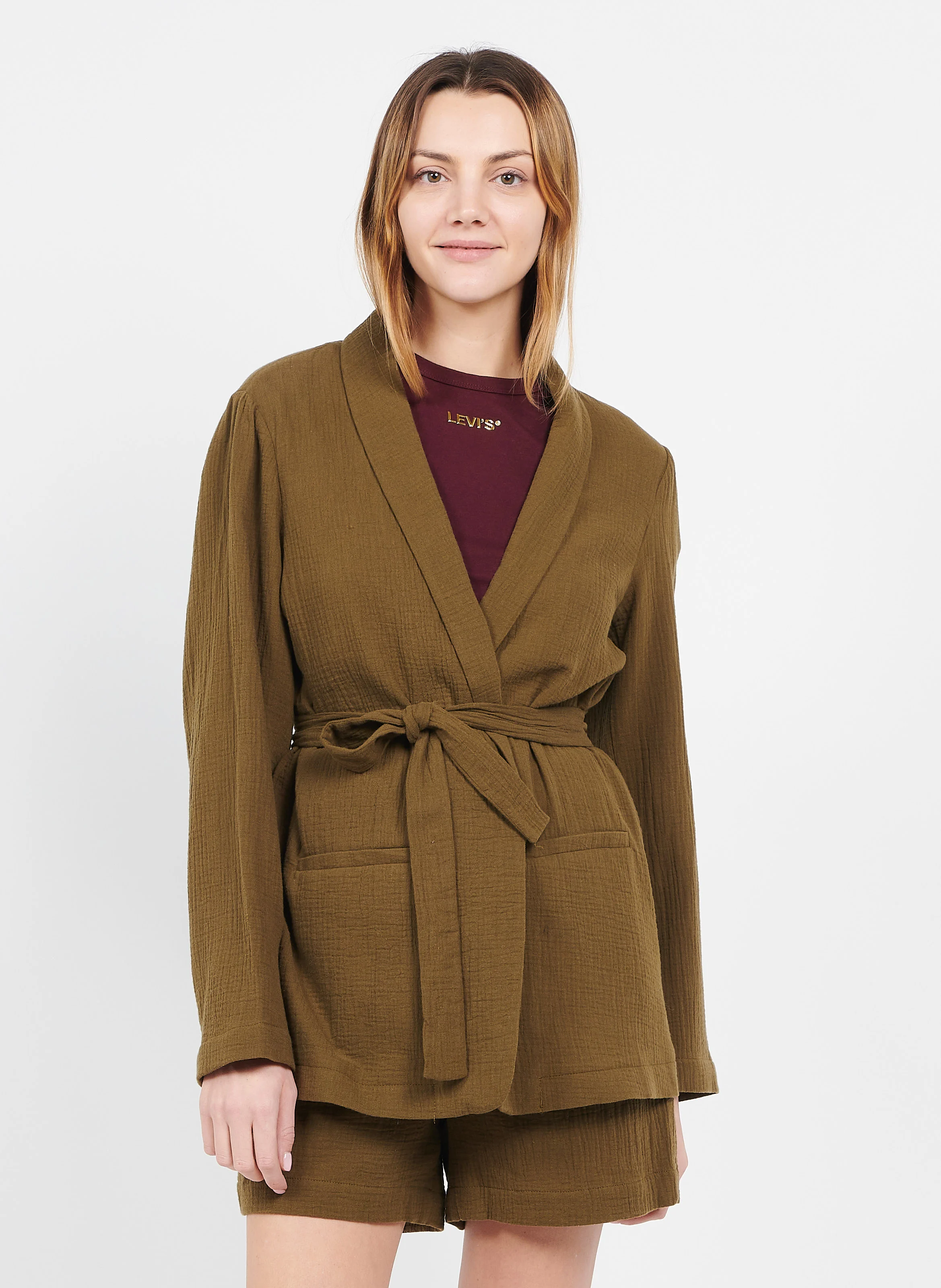 Veste en coton | Kaki