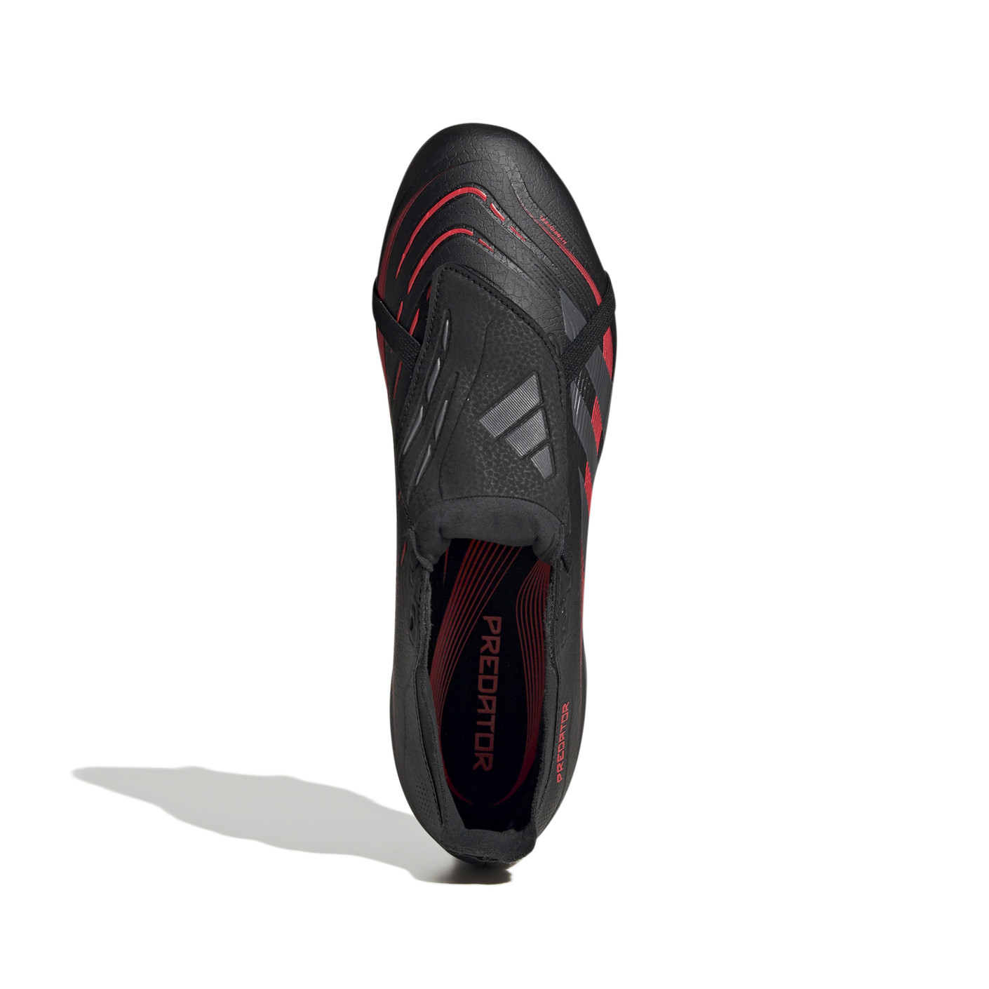 Adidas Predator League FT IJzeren-Nop Voetbalschoenen (SG) Zwart Grijs Rood