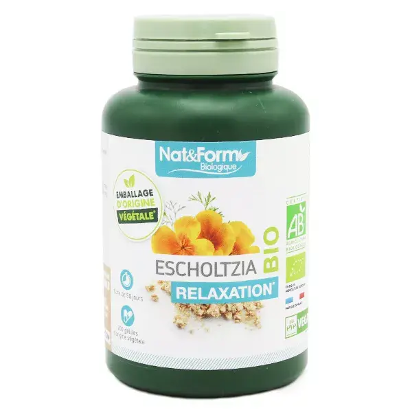 Nat & Form Organic Eschscholzia 200 cápsulas vegetais