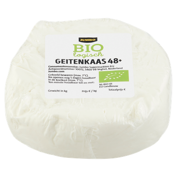 Jumbo Biologisch Geitenkaas 48+ ca. 125 g