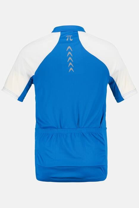 JAY-PI Fahrrad-Trikotjacke, Stehkragen, Halbarm, clematisblau | Ulla Popken