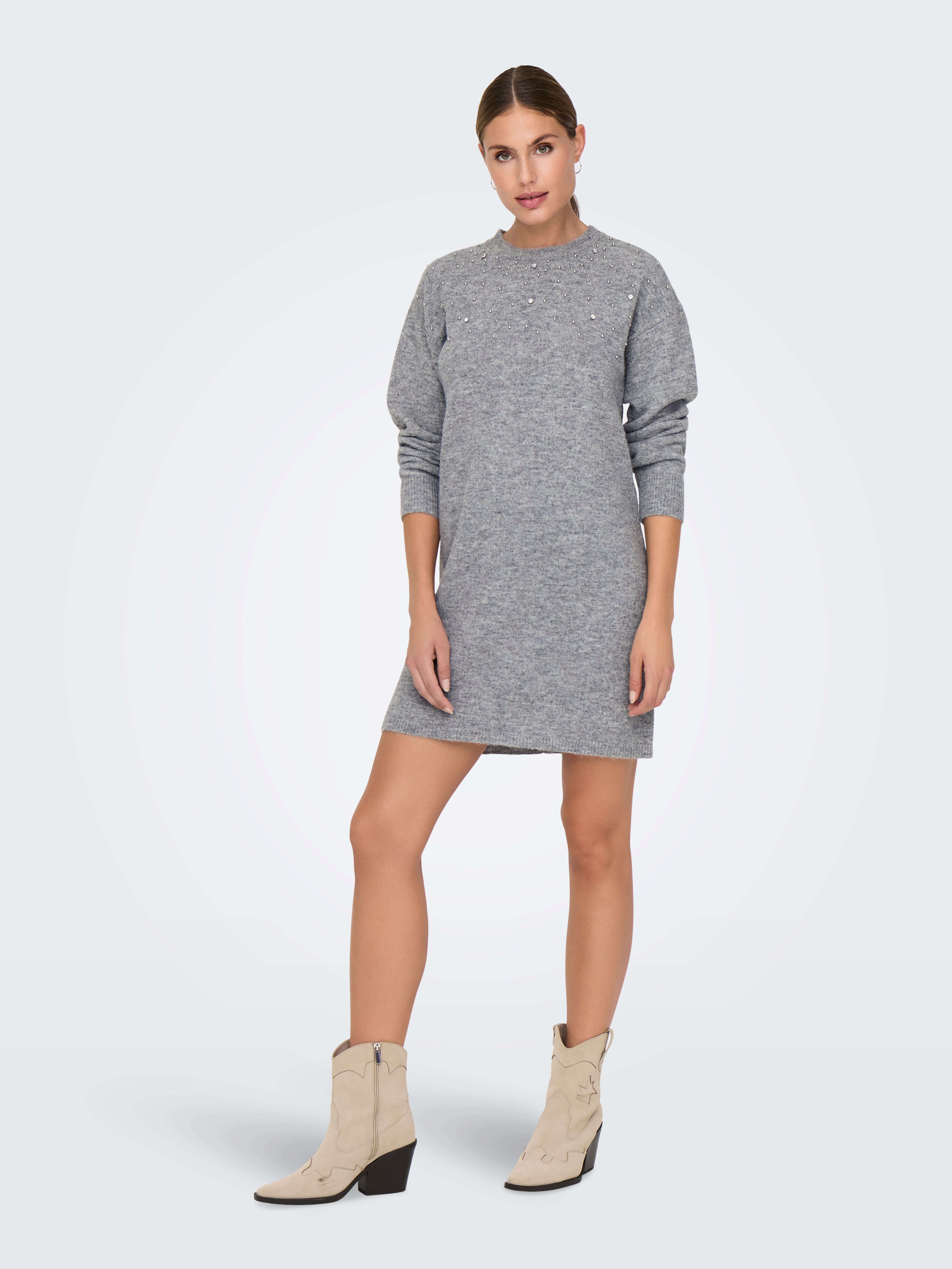 JDYNAMI Midikleid Dark Grey Melange