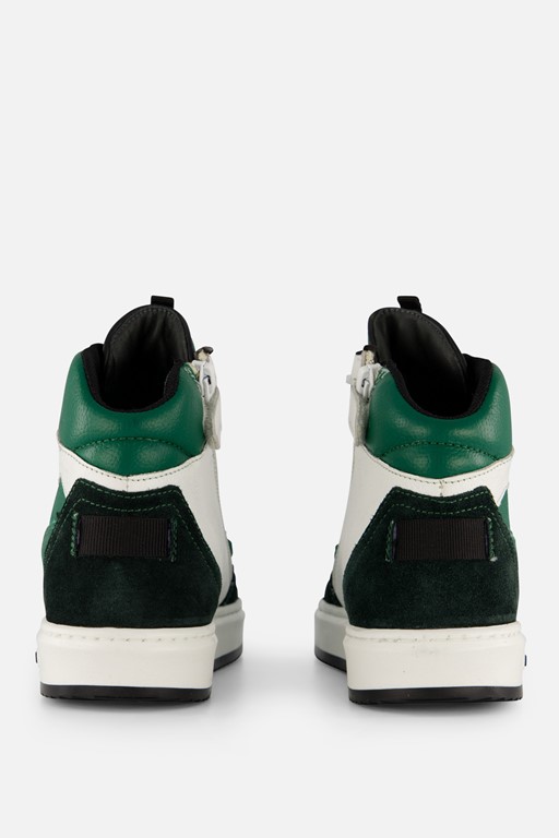 HIP Sneakers groen Leer