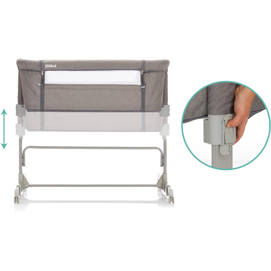 fillikid Beistellbett Relax Grau