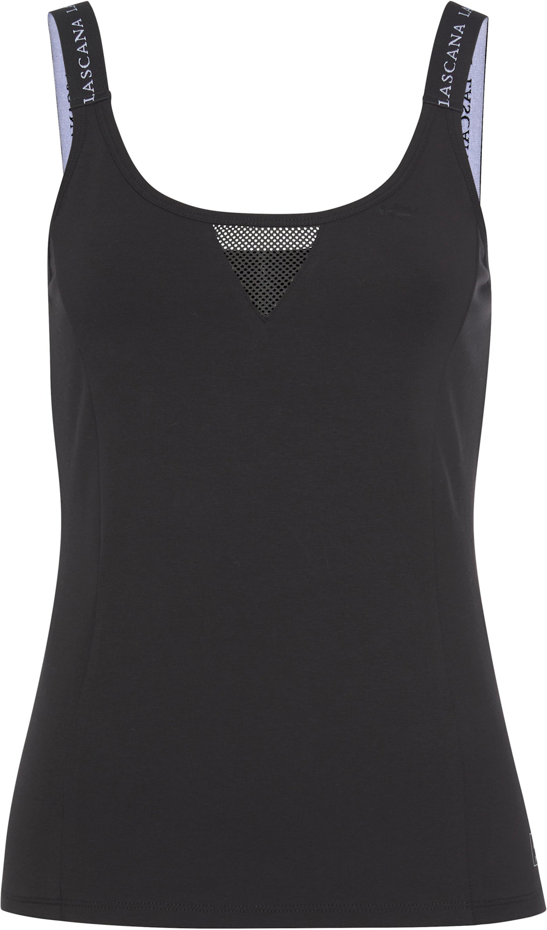 LASCANA ACTIVE Funktionsshirt in schwarz
