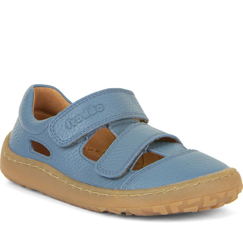 Froddo Froddo Barefoot Sandales Deux Scratchs Bleu Jeans