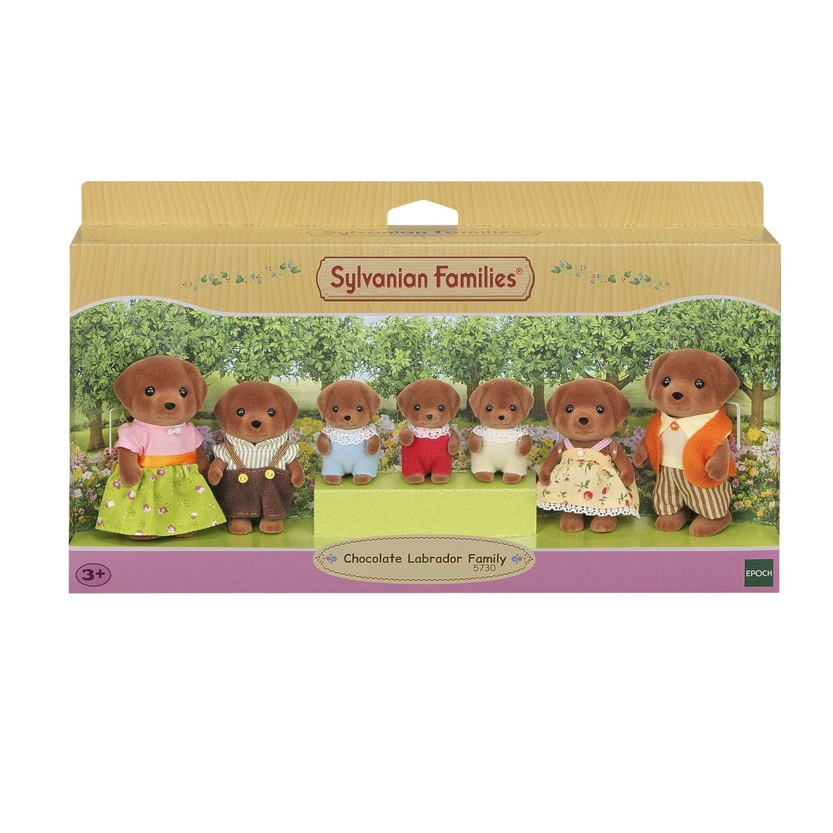 Coffret famille Labrador chocolat - Sylvanian Families 5730