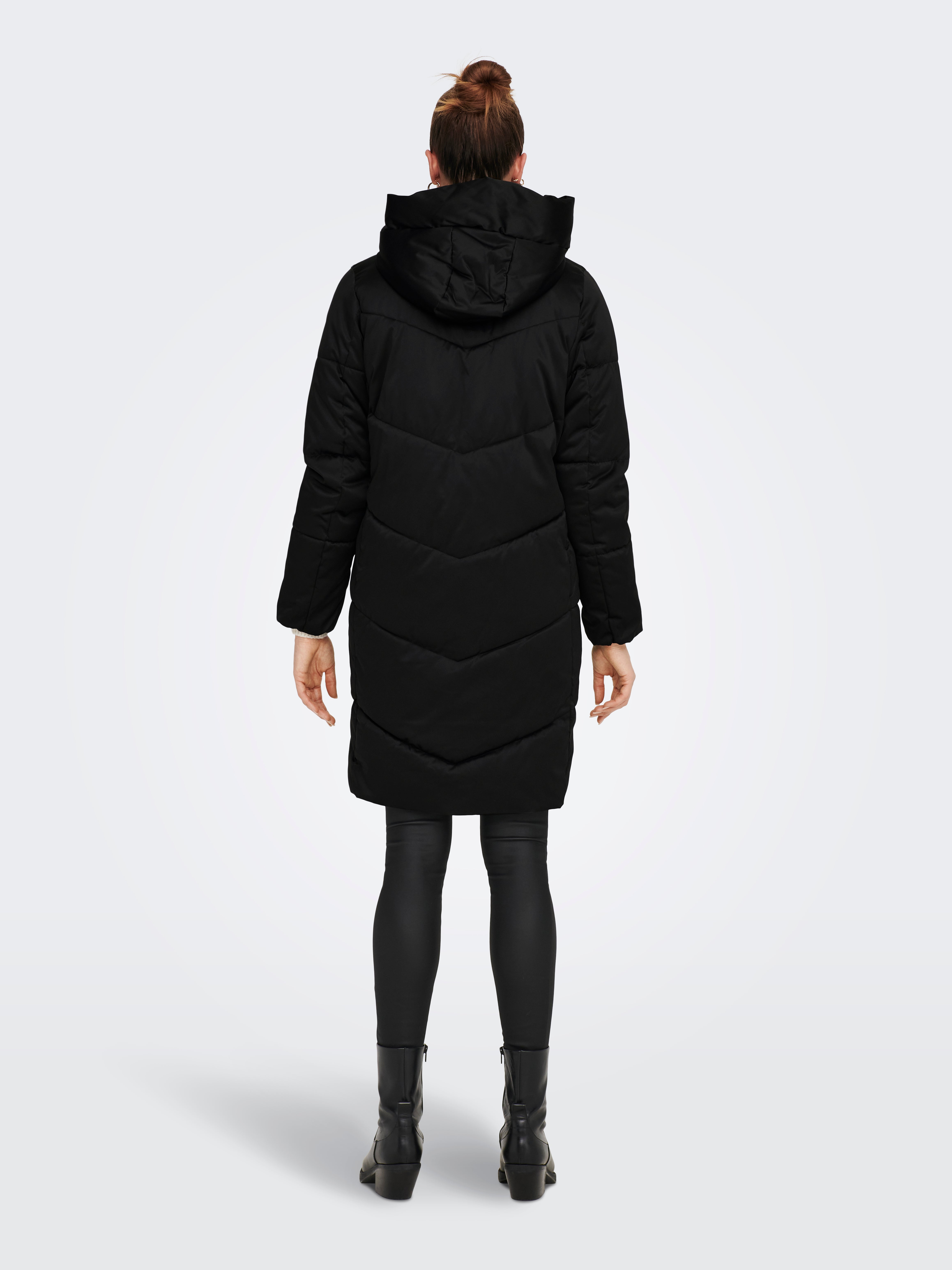 JDYMUSTANG Steppmantel Black
