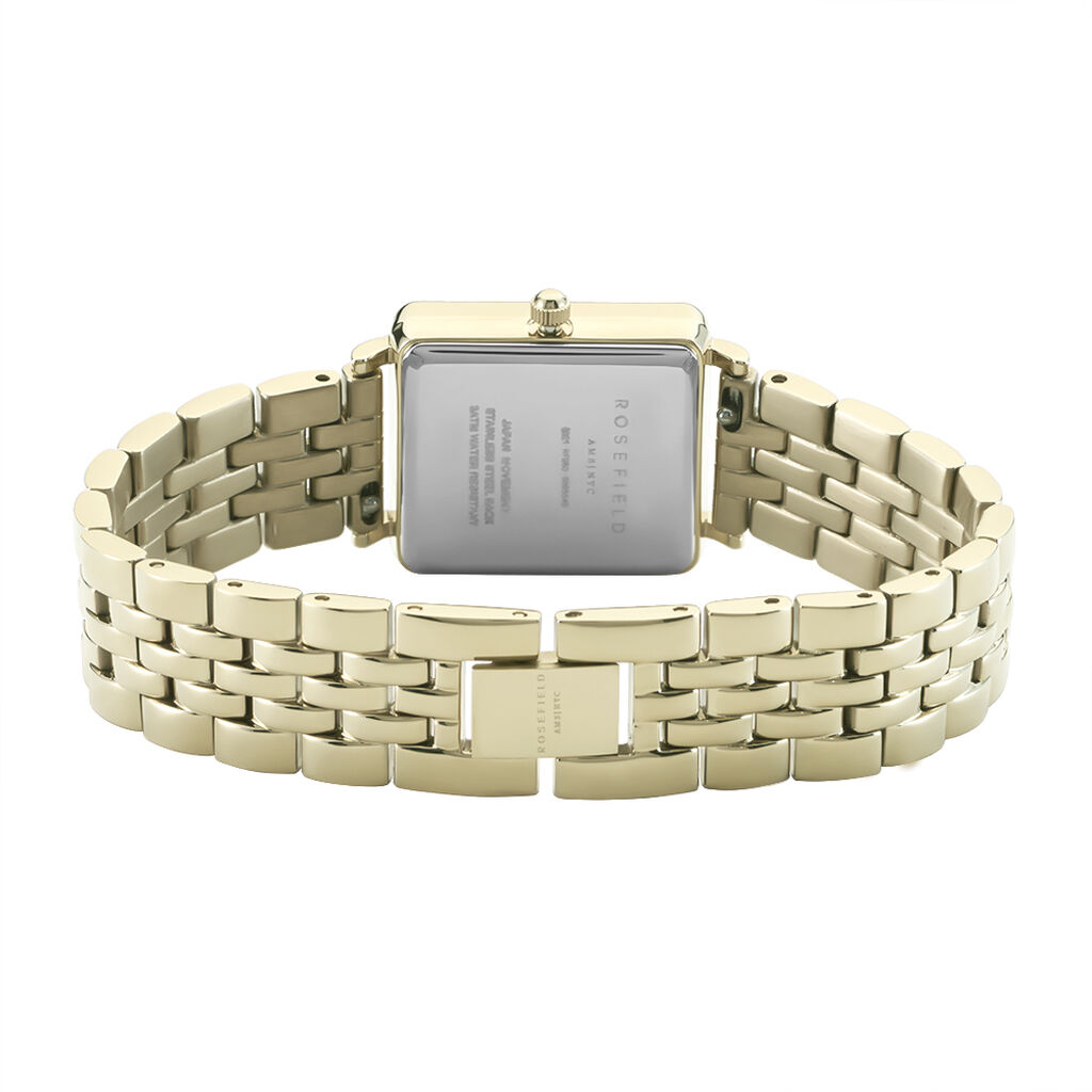 Montre Rosefield The Mini Boxy Blanc