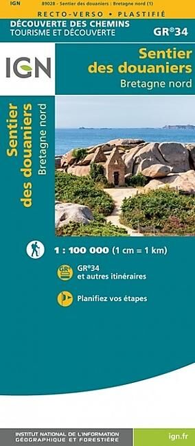 IGN - SENTIER DES DOUANIERS BRETAGNE NORD
