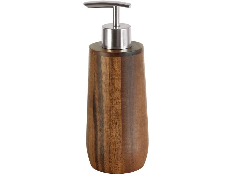 Kleine Wolke Seifenspender Acaia 300 ml, Braun Seifenspender aus Holz