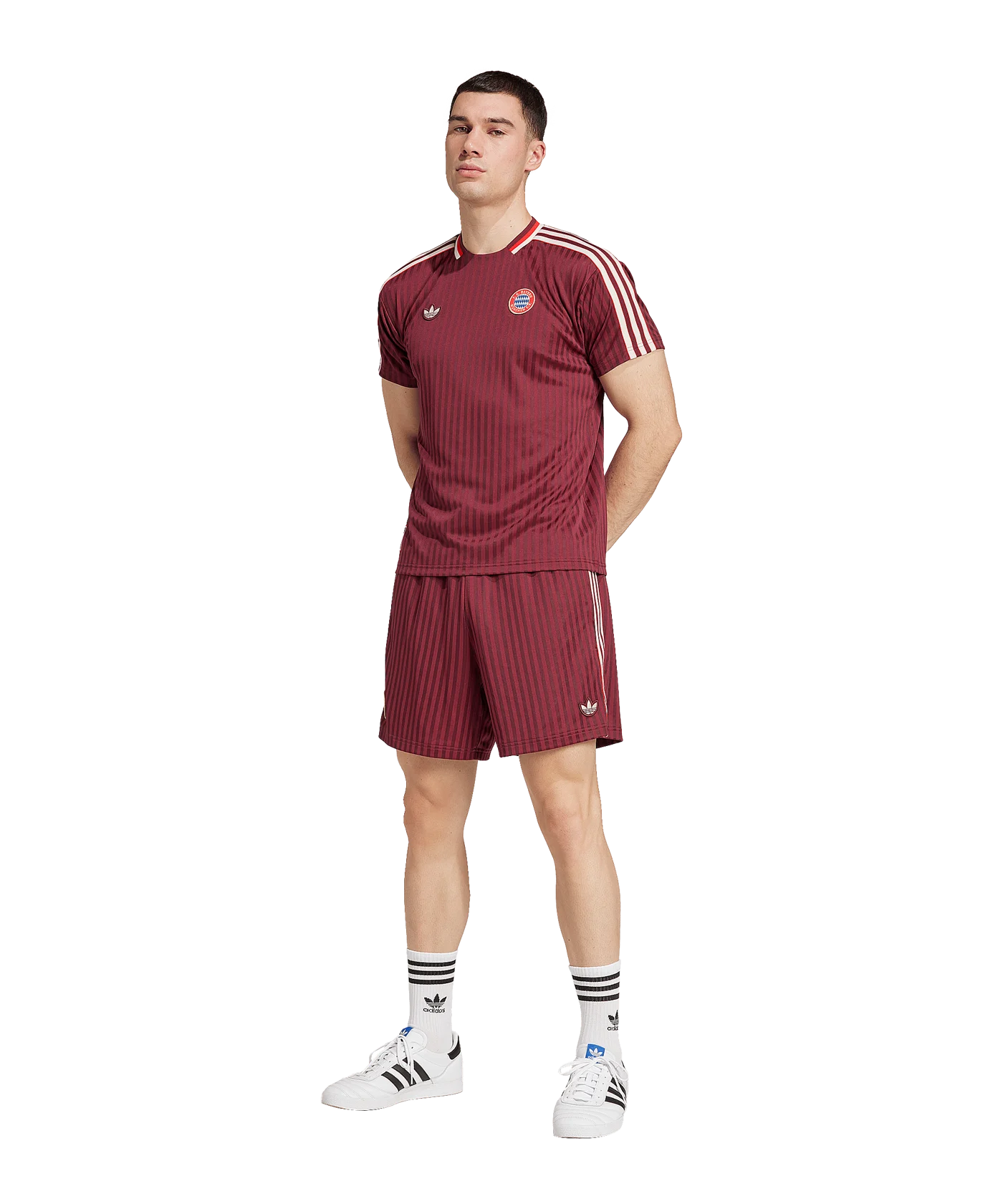 adidas FC Bayern München Terrace Icon Short Rot