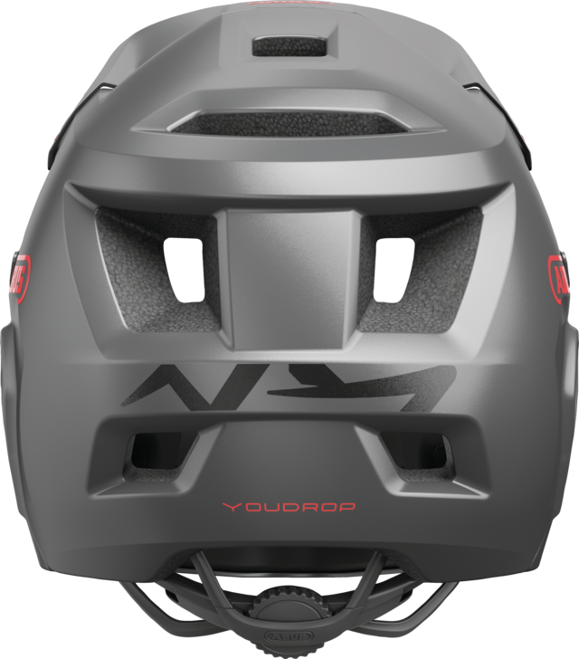 ABUS YouDrop FF Ti Silver Fullface Cykelhjelm One Size