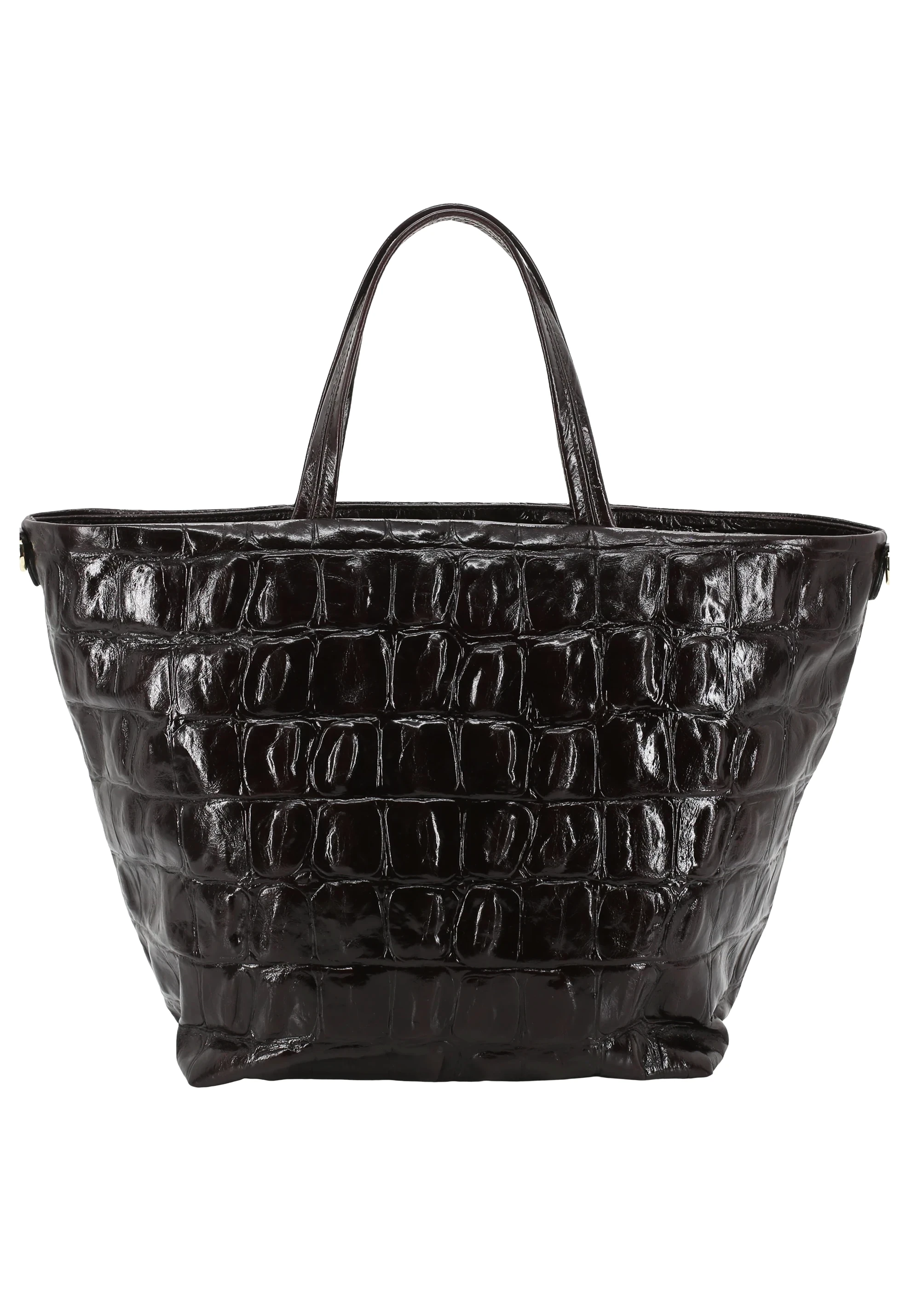 shopper ALBA Leather Maxxi Cocco Standard